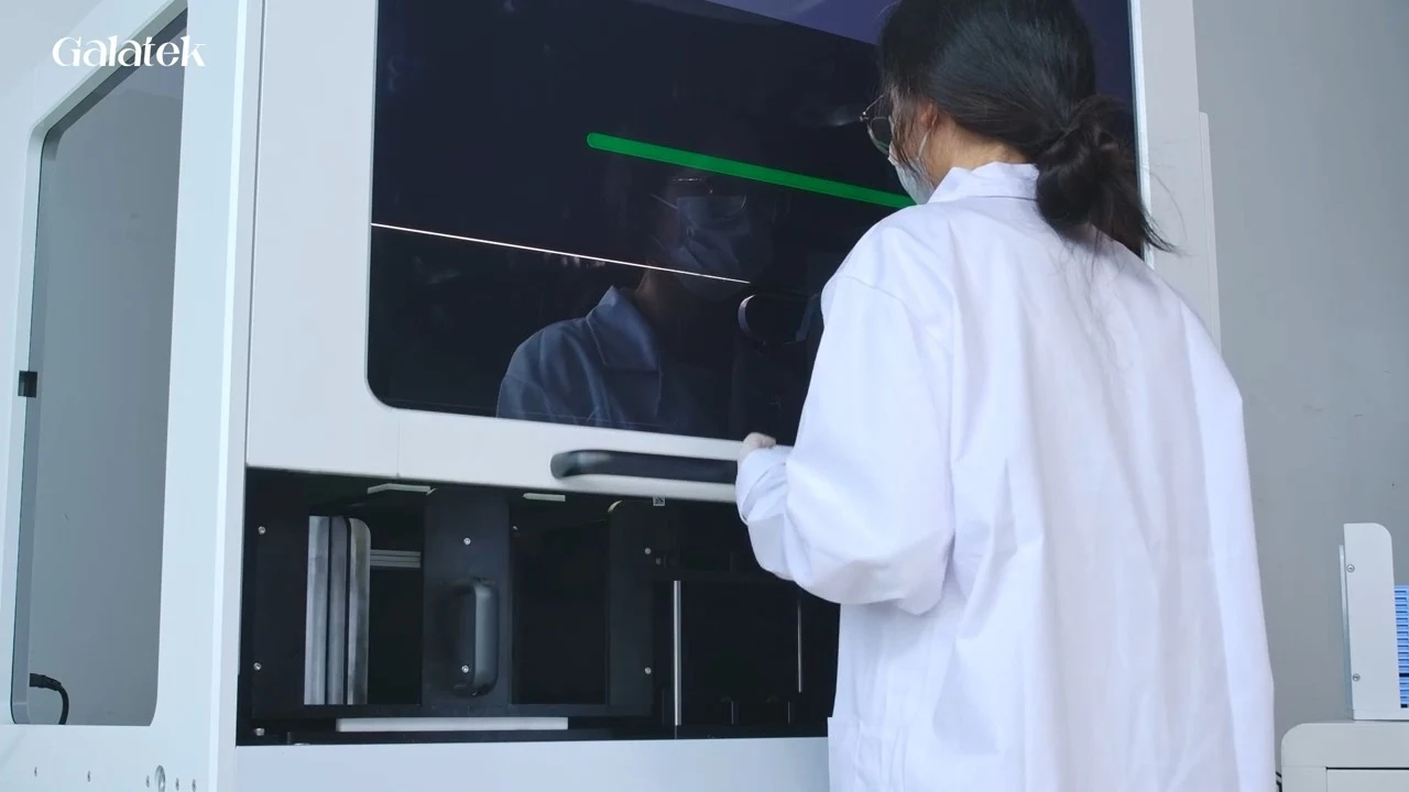 DT400 sorting station — video still.